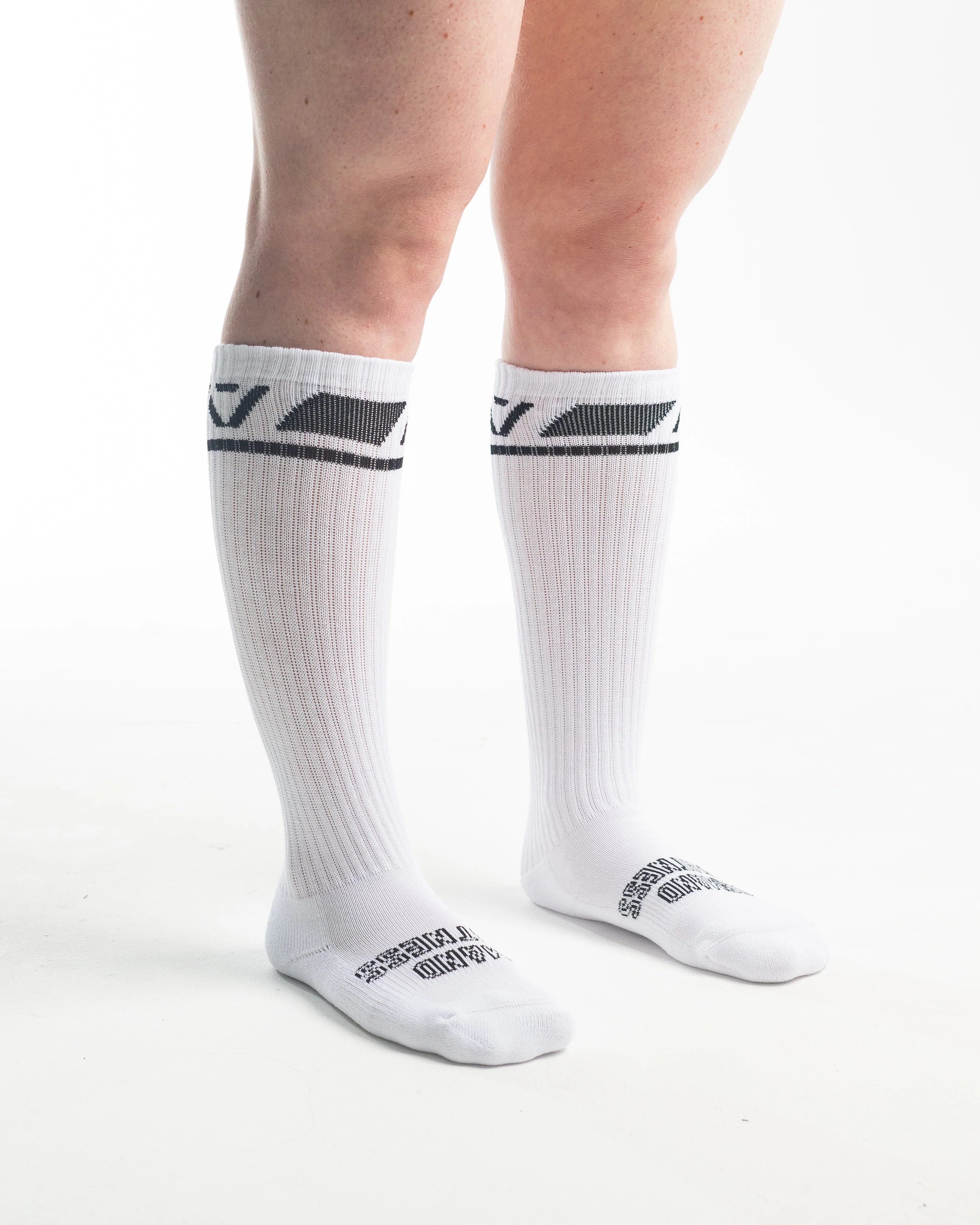 Deadlift Socks - Domino White - Image 4