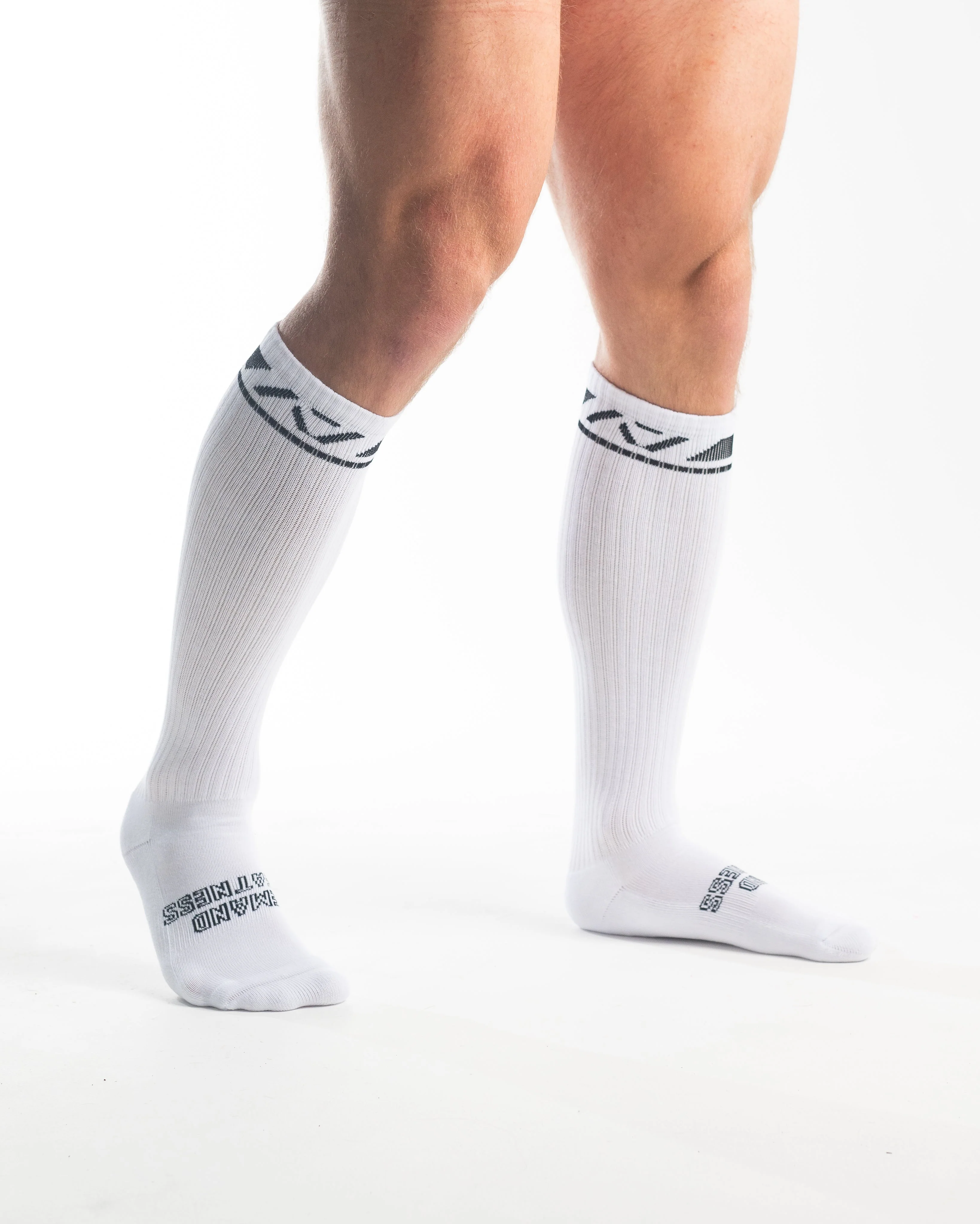 Deadlift Socks - Domino White - Image 7