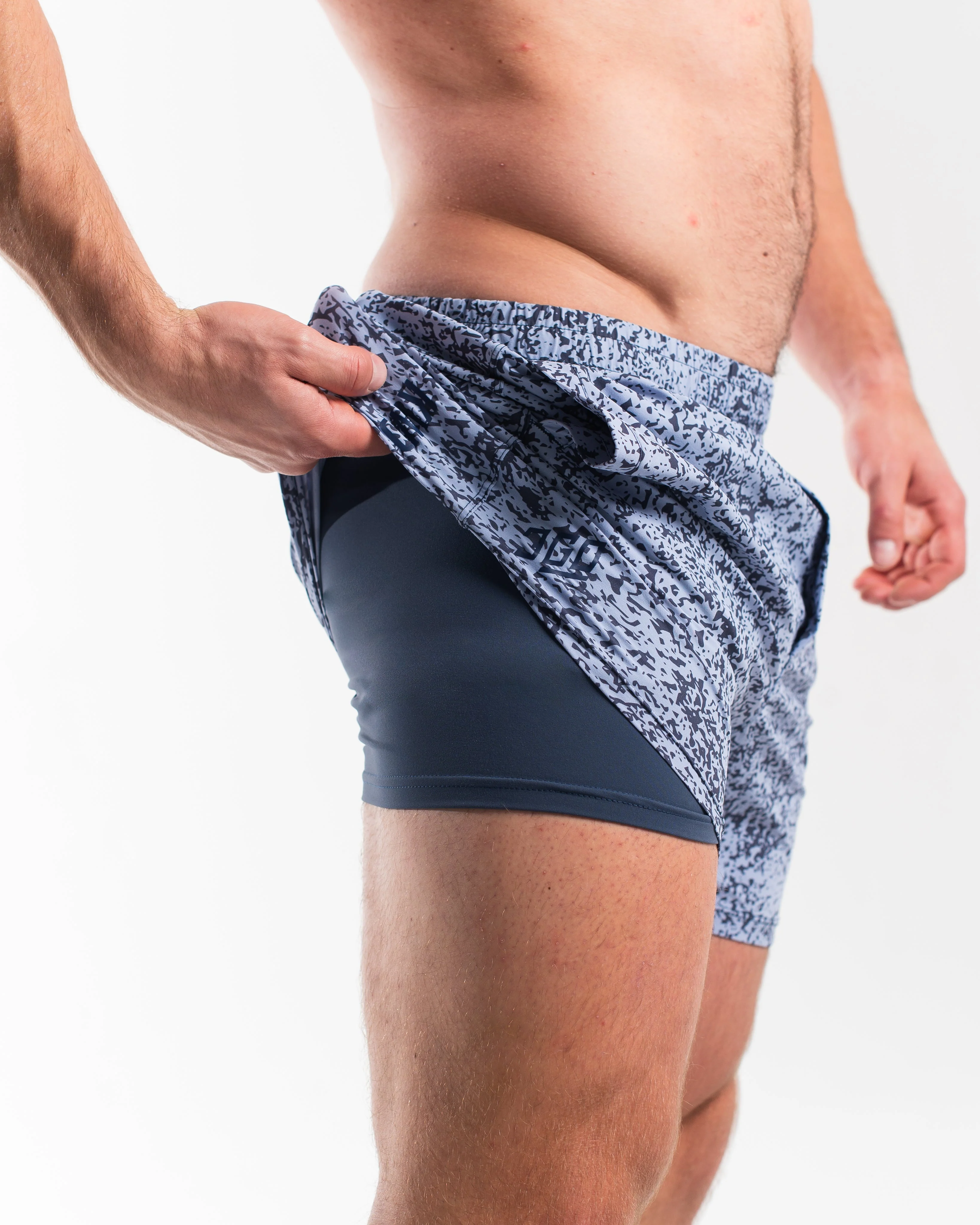 360Go 1Z KWD Shorts - Foggy Navy - Image 4