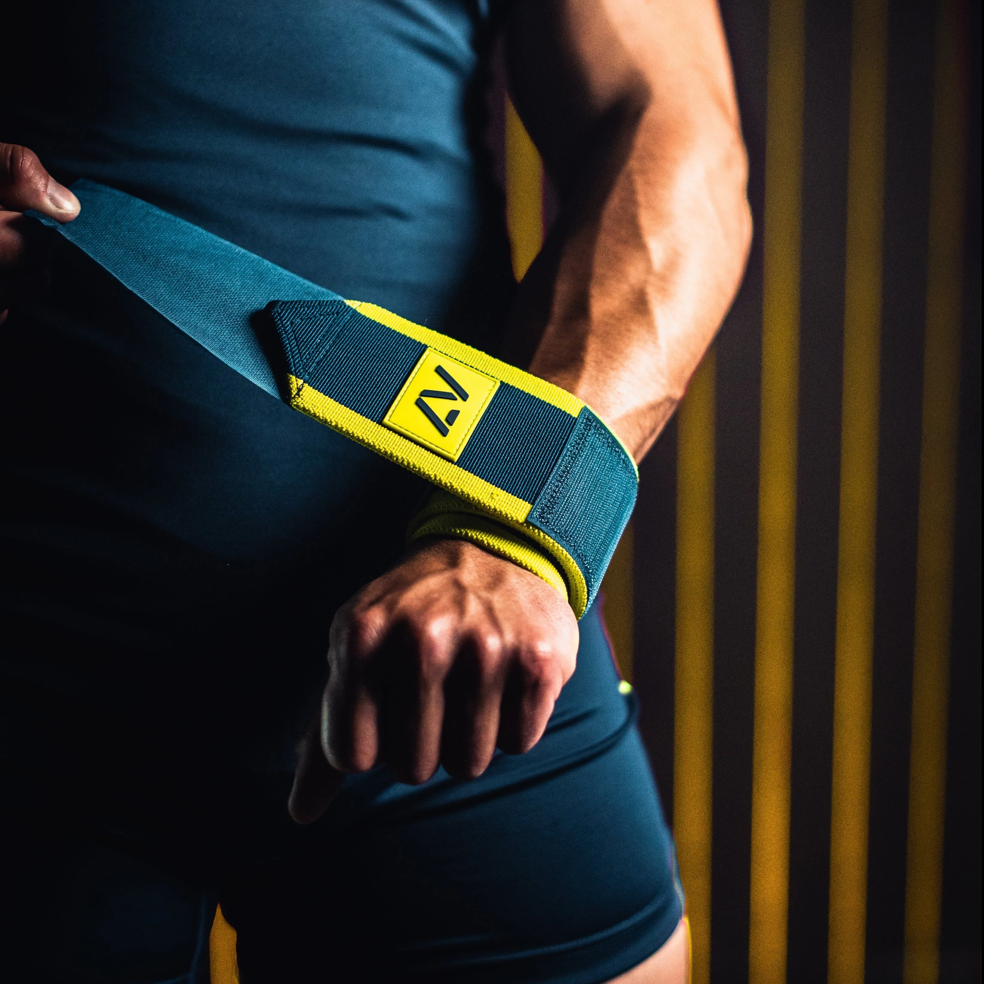 A7 Wrist Wraps - IPF Approved - Electric Lemonade - Image 7