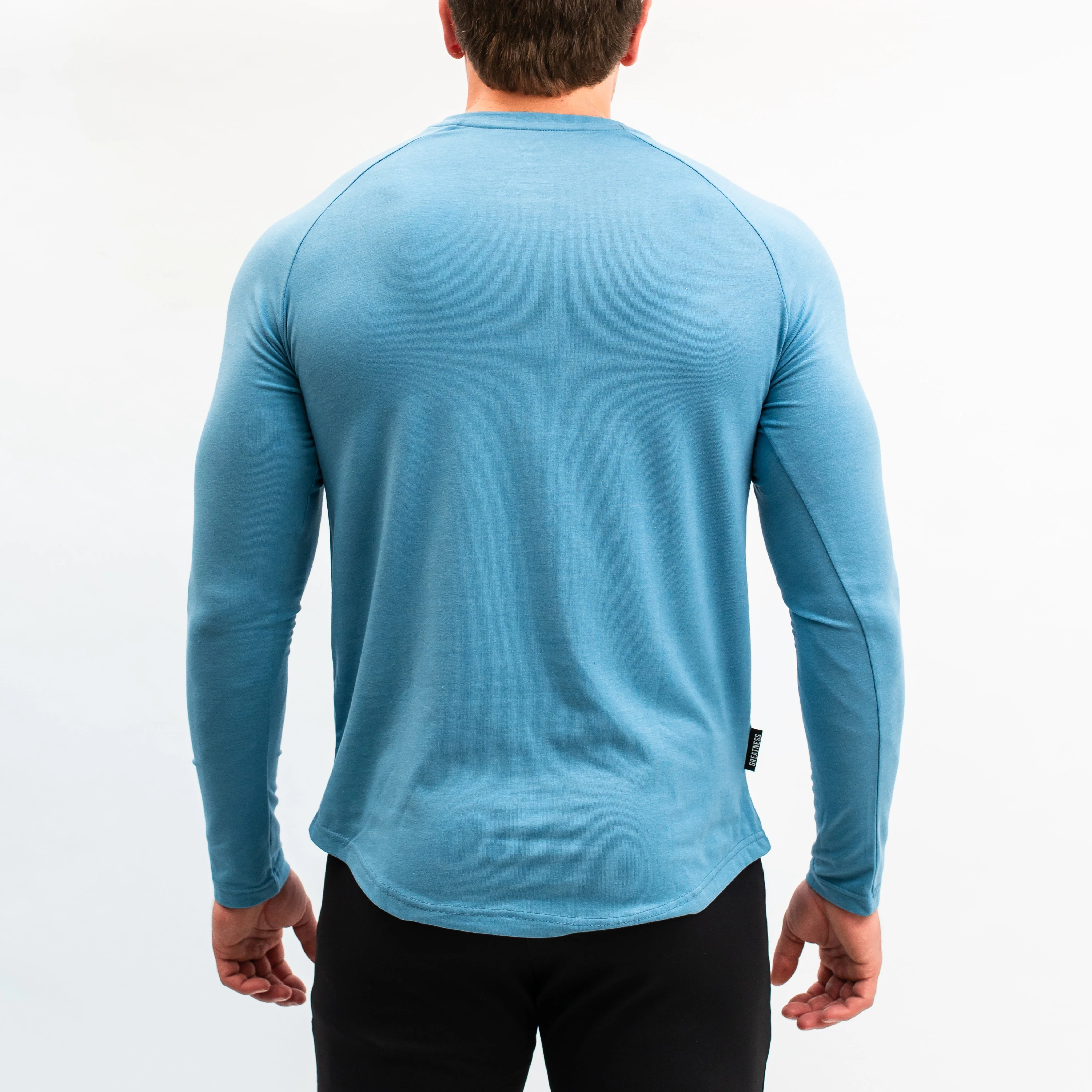 Balance Surf Blue Unisex Long Sleeve Shirt - Image 10
