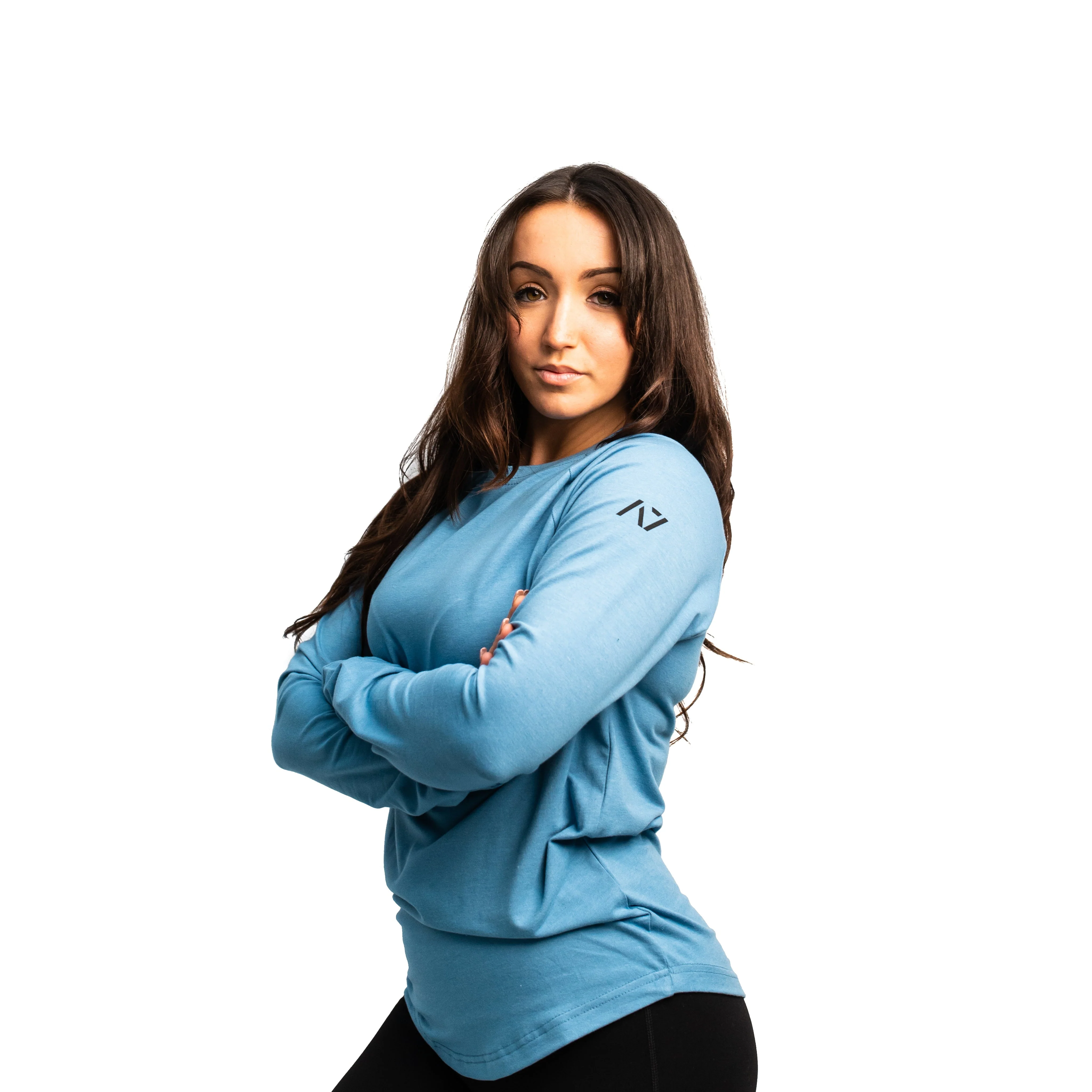 Balance Surf Blue Unisex Long Sleeve Shirt - Image 3