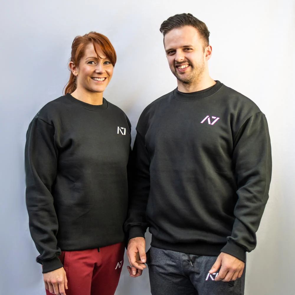Classic Black Bar Grip Crew Neck - Image 3