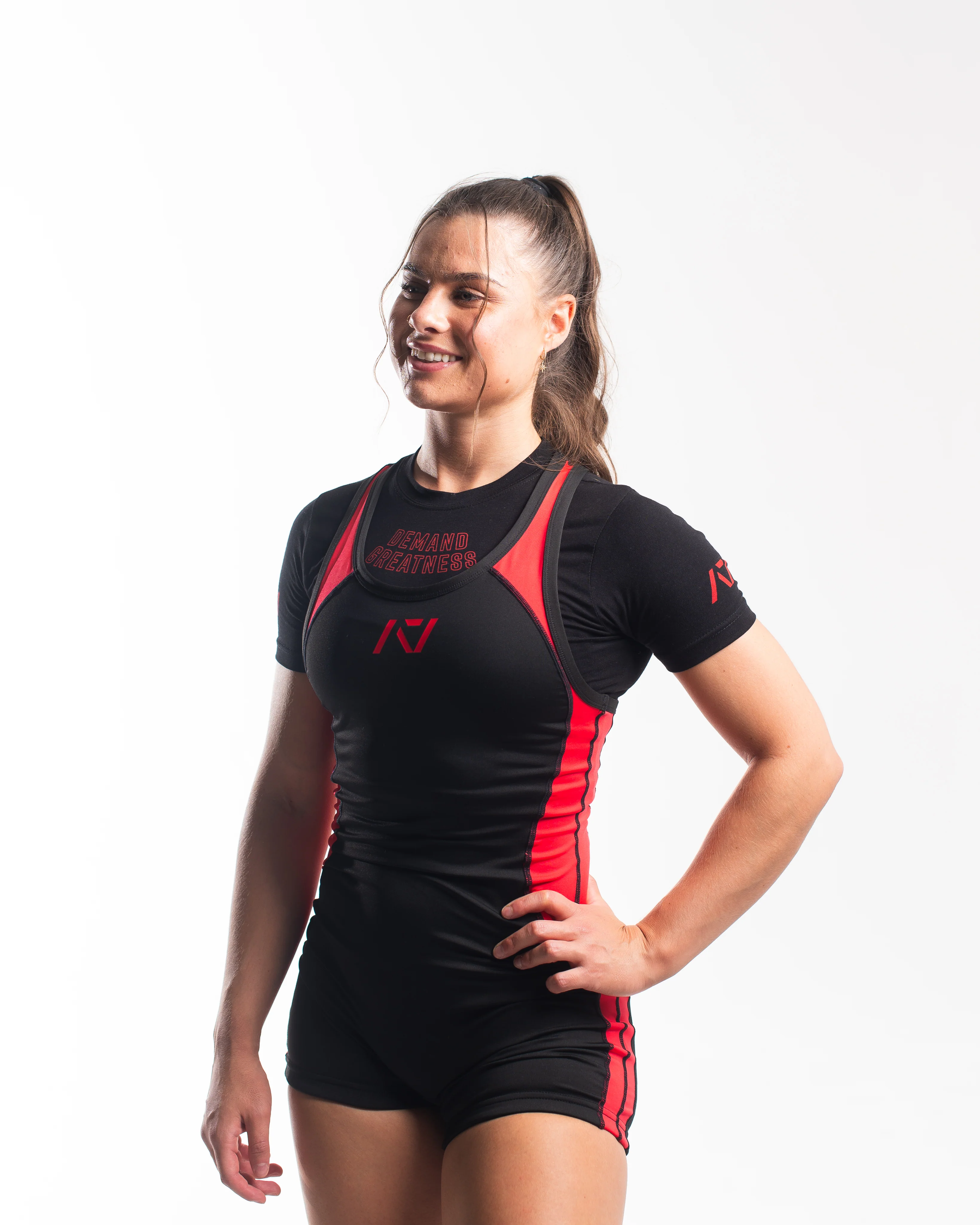 Luno Women's Singlet - IPF Approved - Red Dawn - Image 17