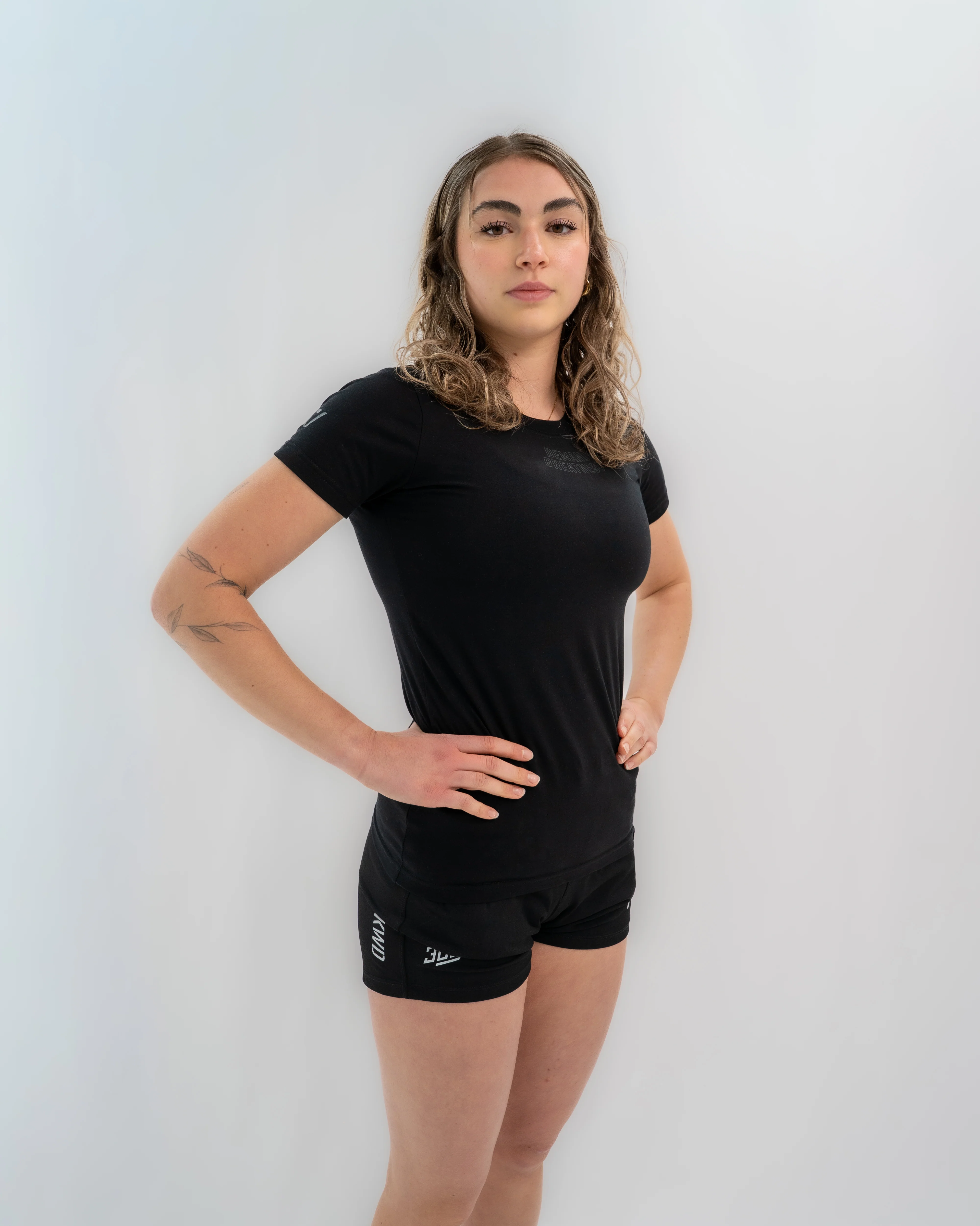 Demand Greatness True-Fit Women's Meet Shirt - IPF Approved - Stealth - Image 5