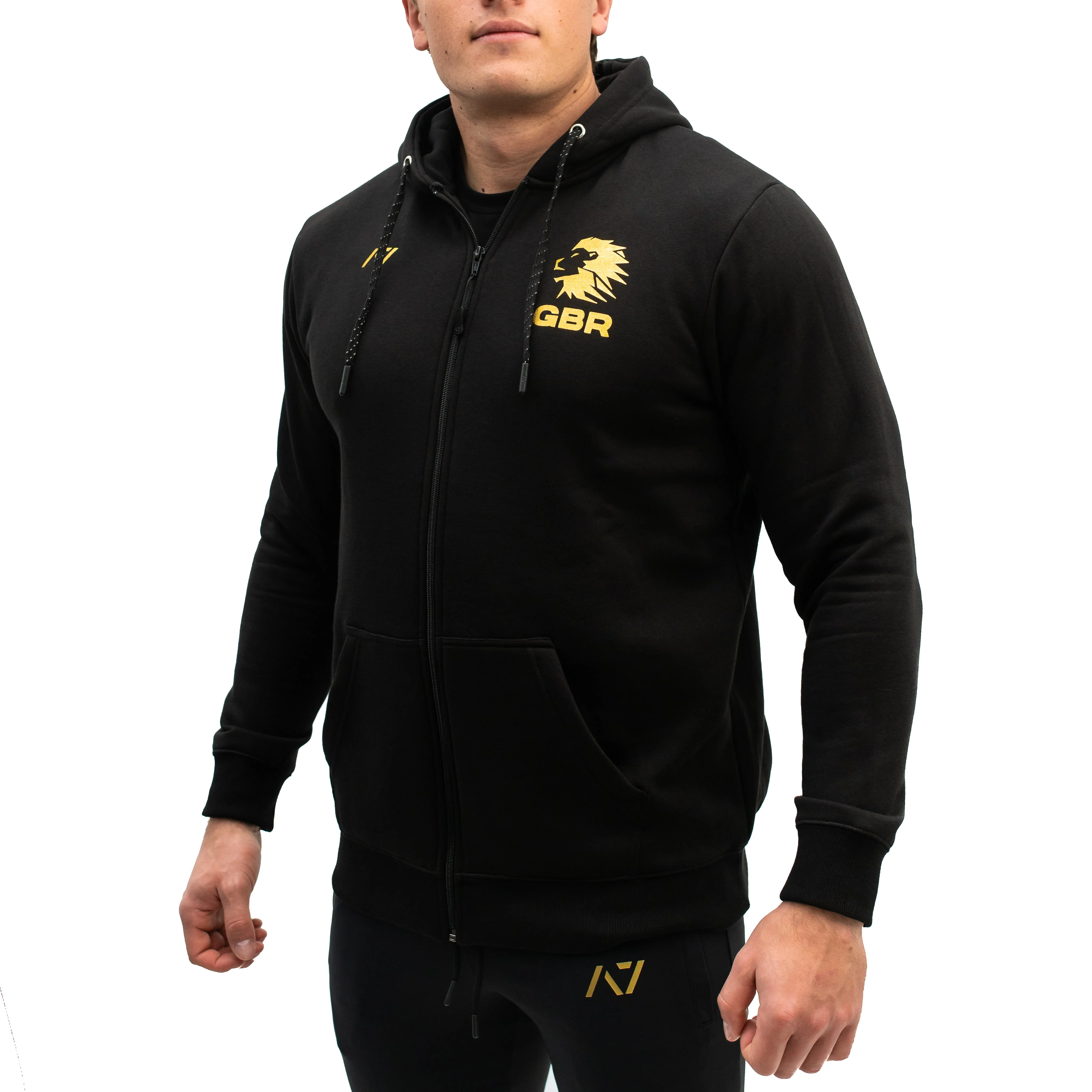Gold Britannia Zip Up Jacket - Image 13