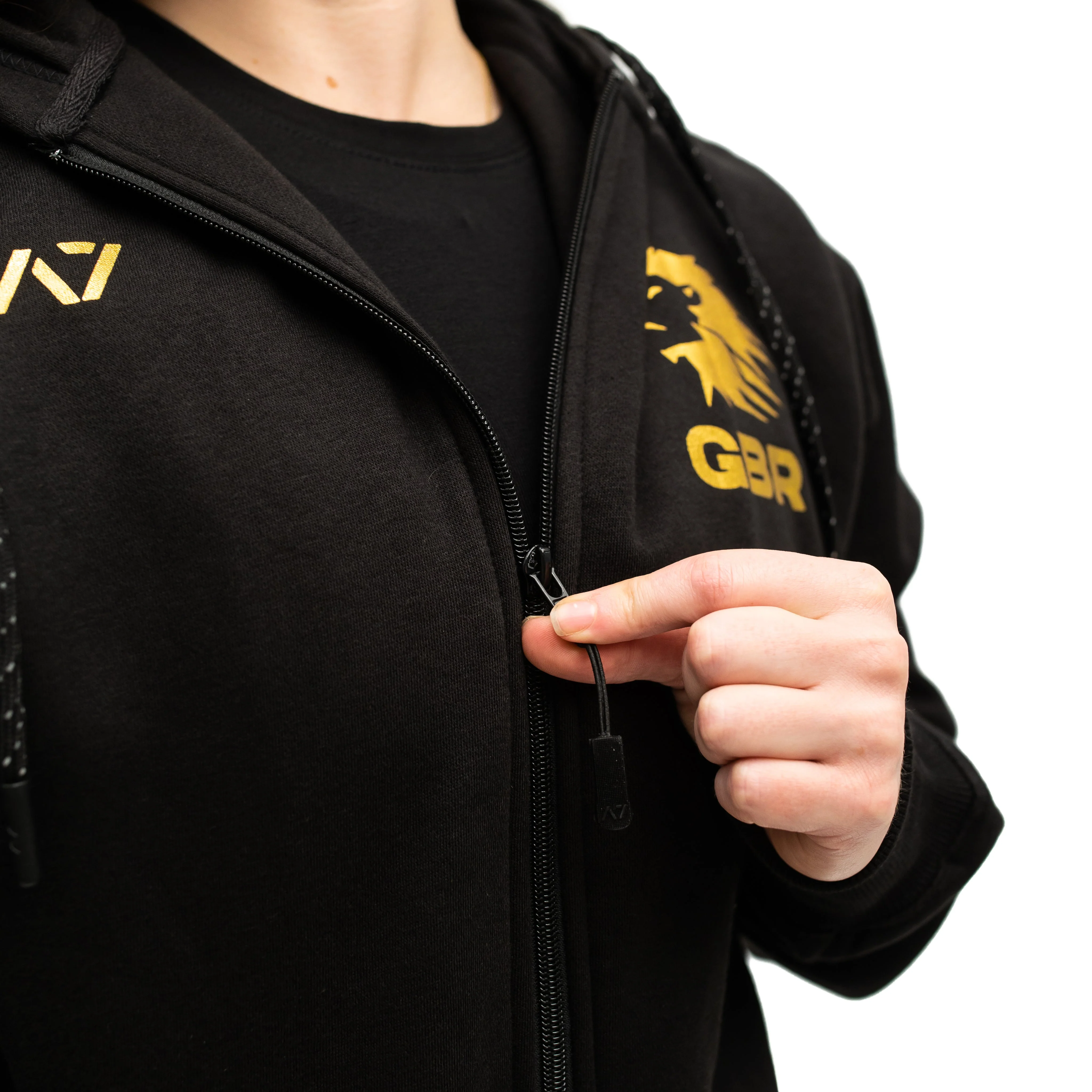Gold Britannia Zip Up Jacket - Image 5