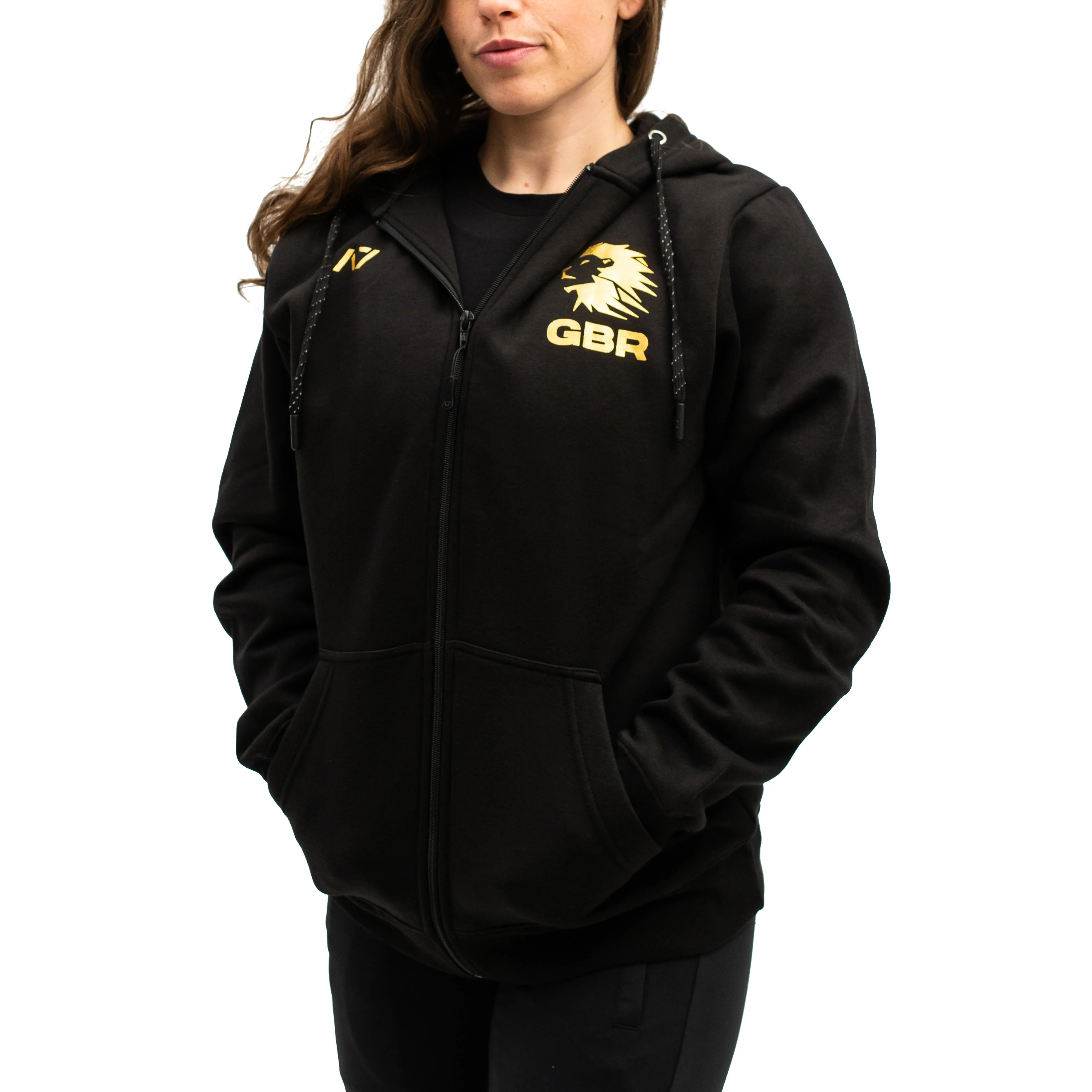 Gold Britannia Zip Up Jacket - Image 11