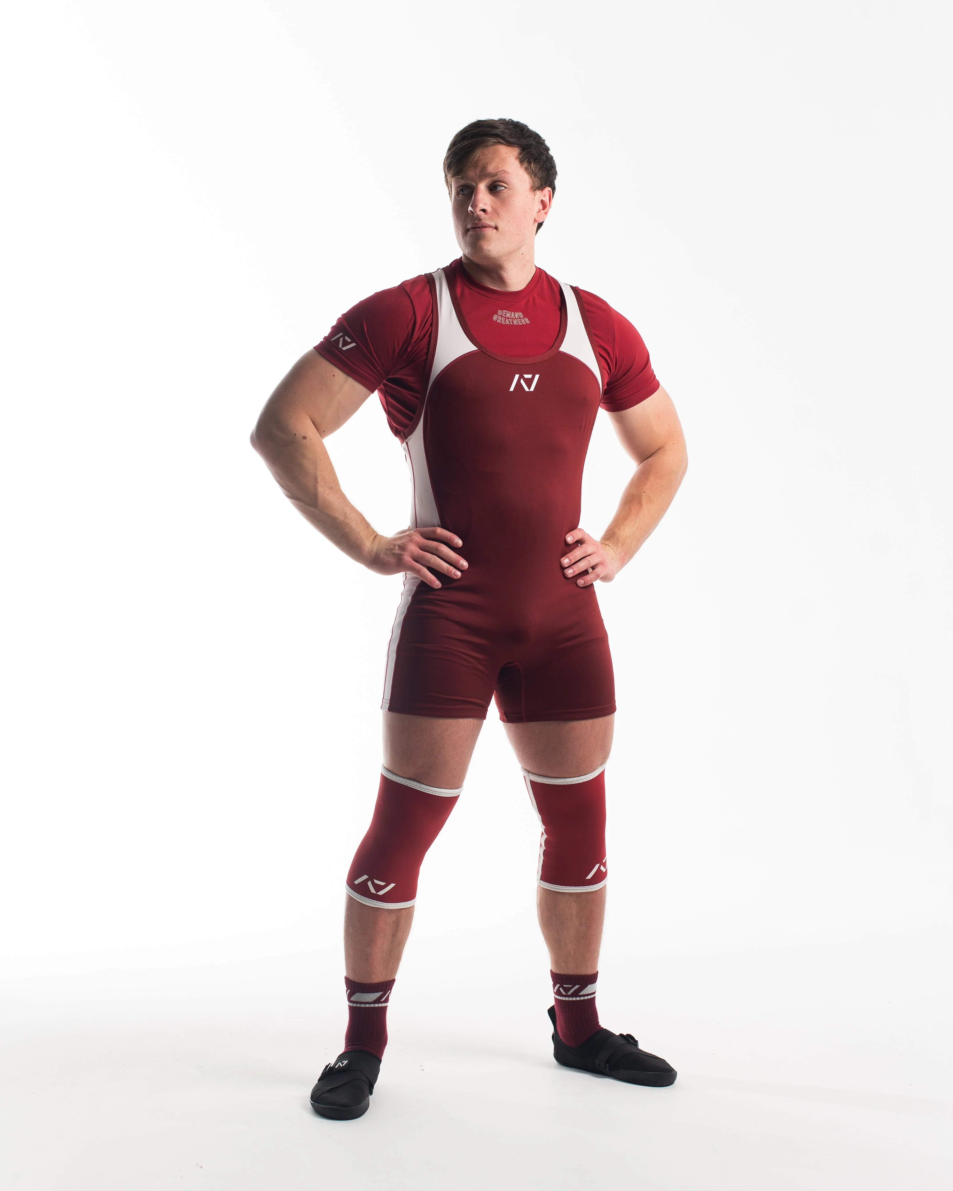 Luno Men's Singlet - IPF Approved - Ivory Rose - Image 8