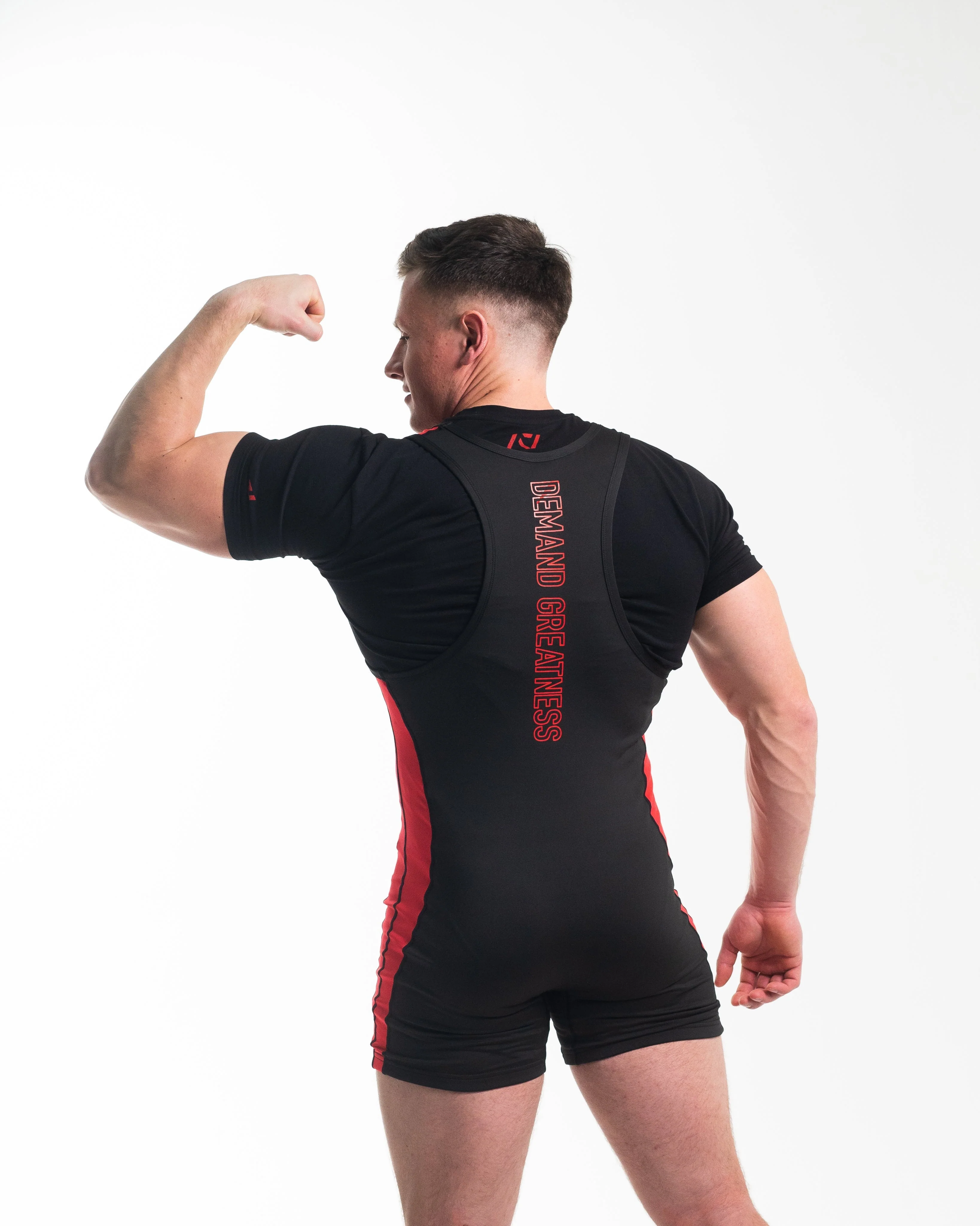 Luno Men's Singlet - IPF Approved - Red Dawn - Image 3