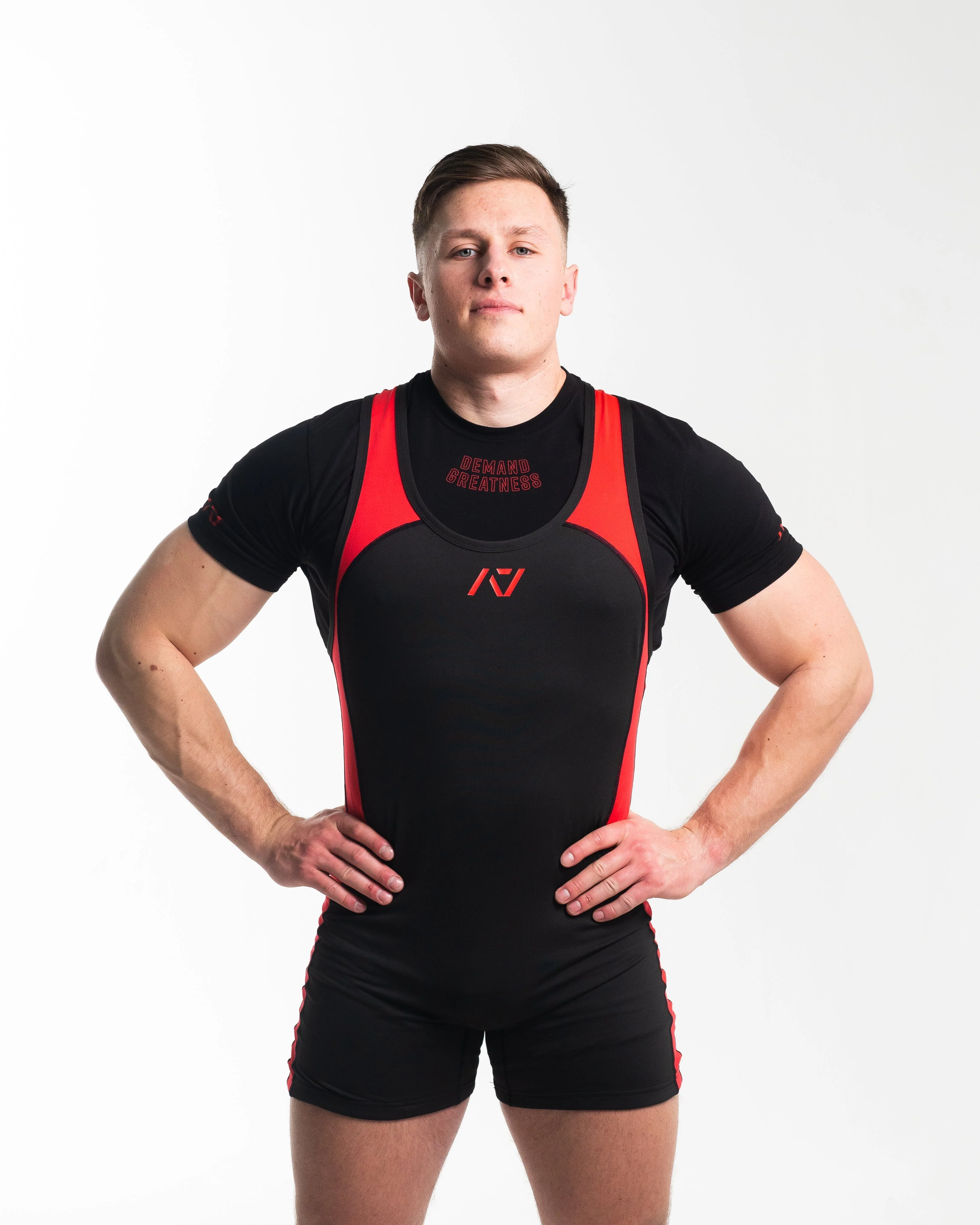Luno Men's Singlet - IPF Approved - Red Dawn - Image 5