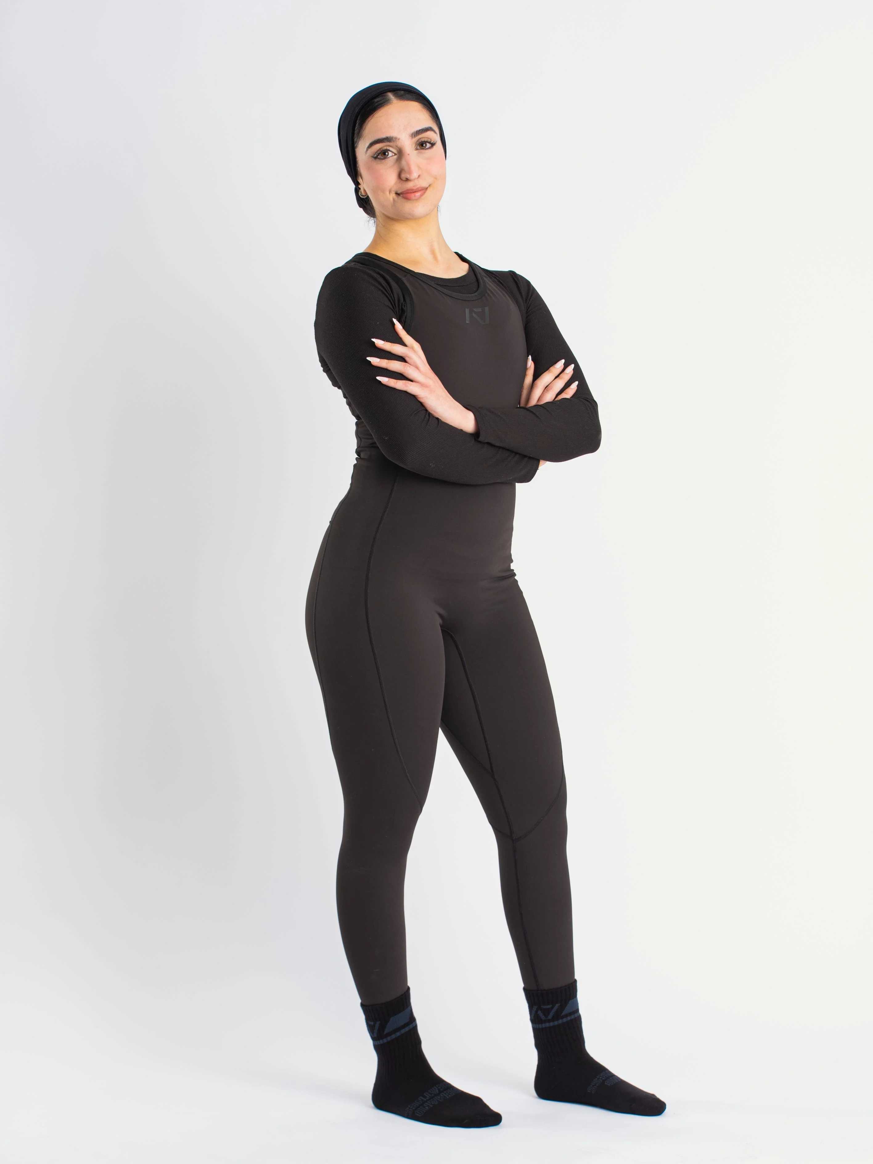 Rausch Women's Long Legged Singlet - IPF Approved - Stealth - Image 4