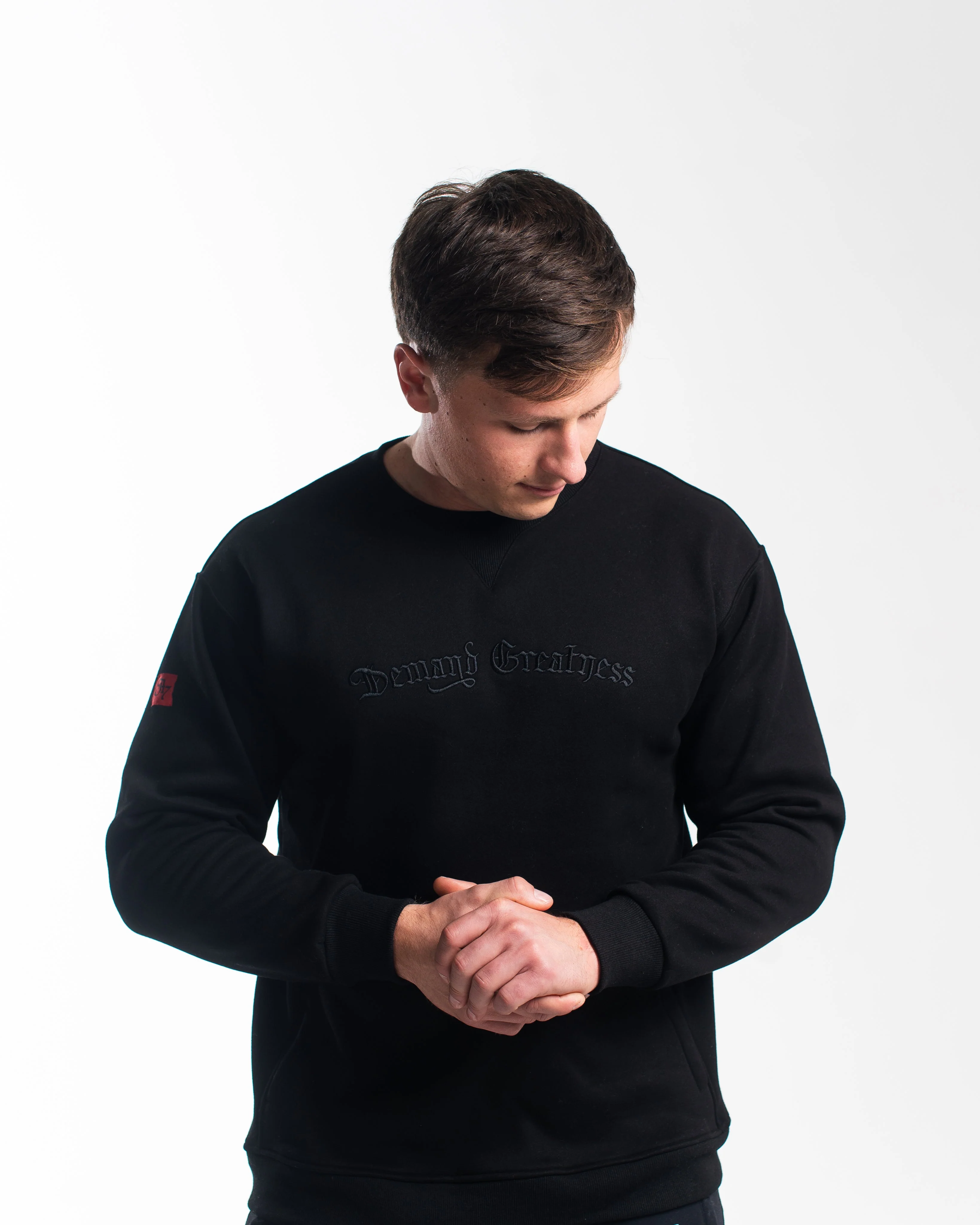 Script Oversized Non Bar Grip Crew - Stealth - Image 6