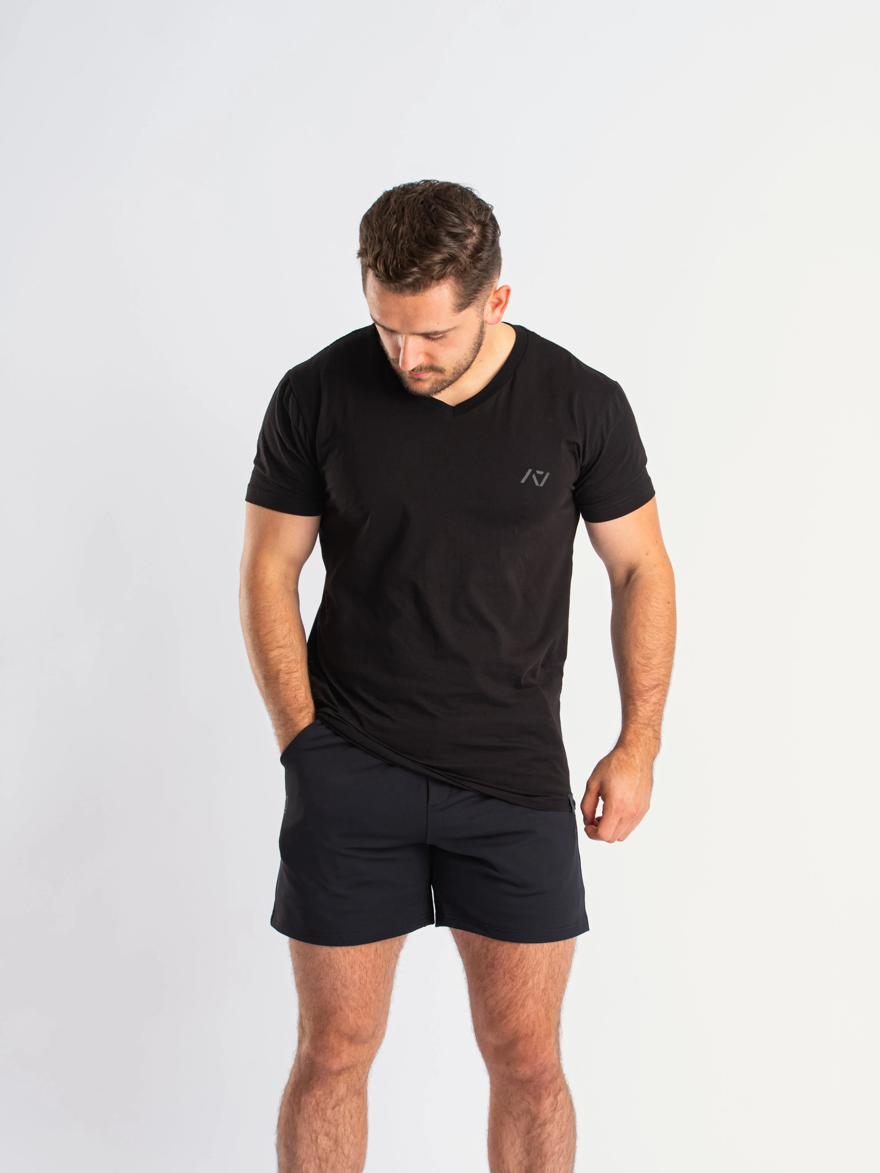 True-Fit Men's Non Bar Grip V-Neck - Stealth - Image 4